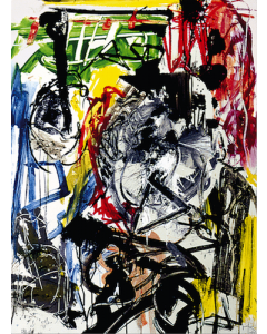  Emilio Vedova, Pagina, litography, 88x64 cm, 1985