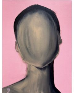 Will Paucar, Figure 3, acrilico su tela, 30x40 cm 2024
