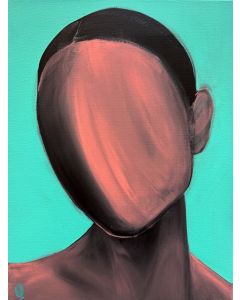 Will Paucar, Figure 4, acrilico su tela, 30x40 cm 2024