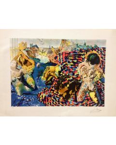 Salvador Dalì, La peche au thon, silk-screen printing, 74x54 cm, 1968