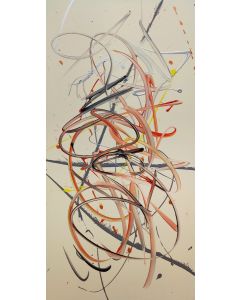 Francesco Palvarini, Get back, acrylic on canvas, 50x100 cm 