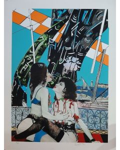 Gianni Bertini, Mercury's victims, silkscreen, 49/75, 2002