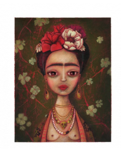 Giulia del Mastio, Frida, Grafica Fine Art, 30x37 cm