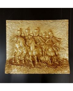 Giovan Francesco Gonzaga, Wrangler, bas-relief, 32x27 cm