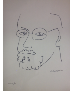 Henri Matisse, Self-portrait, litography, 33x42 cm