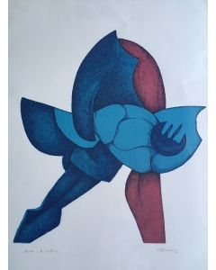 Imer Guala, Untitled, Lithography, 50x70 cm, P.A.