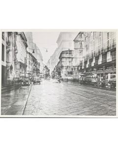 Gaetano Alfano, Via Manzoni, photograph on paper, 55,5x42 cm