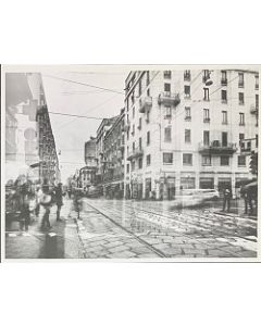 Gaetano Alfano, Torre Velasca, fotografia su carta, 55,5x42 cm