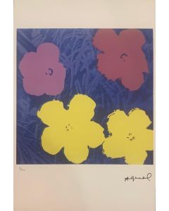 Andy Warhol, Flowers, Screenprint on Arches France paper, 56,5x38 cm, 53/100