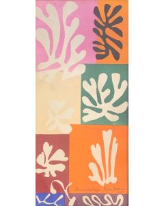 Henri Matisse, Fleurs De Neige, fotolitografia d'apres, 32x15 cm, 1952