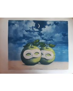 Renè Magritte,  La Valse Hesitation, Acquaforte e acquatinta, 57x76 cm, 1971