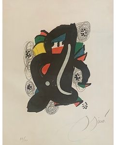 Joan Mirò, Le Melodie Acide, lithography, 25,5x35 cm, 1980