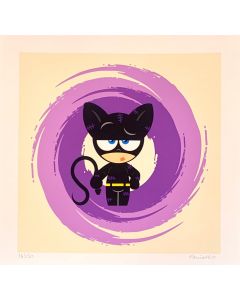 Paolo Gallinaro, I'm Not Catwoman, Graphic Fine Art, 30x30 cm