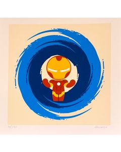 Paolo Gallinaro, I'm Not Iron Man, Graphic Fine Art, 30x30 cm