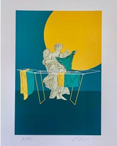 Lillo Ciaola, Stendino, Grafica Fine Art, 30x40 cm
