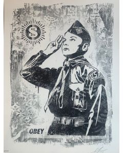 Obey, Learn to Obey, Serigrafia, 45,5x61 cm, 2017