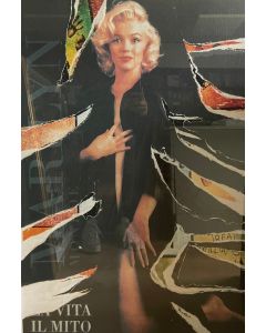 Mimmo Rotella, Marilyn (Life the Myth), seridécollage, 100x70 cm 