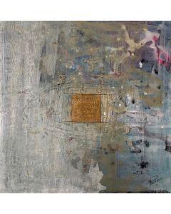 Valeria Perversi, Haiku #2, mixed technique on panel, 60x60 cm