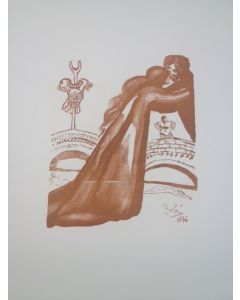 Salvador Dalì, Hermione and Pilade, print, 27x21 cm