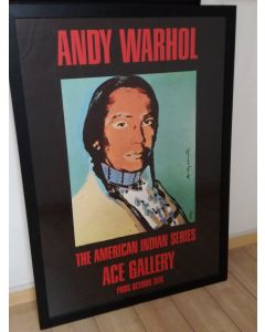 Andy Warhol, The American Indian Series, offset litograph, 125x87 cm, 1976 