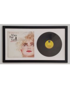 Madonna, Who's That Girl, framed vinyl, 43x139 cm