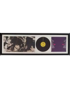 The Rolling Stones, Love You Live, framed vinyl, 43x139 cm