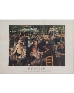 Pierre-Auguste Renoir, Le Bal au moulin de la Galette, poster, 80x60 cm