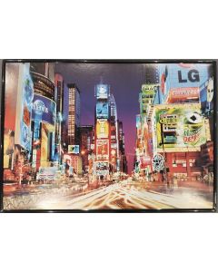 Times Square, framed print, 36x51 cm