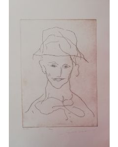 Ernesto Treccani, Renzo, etching, 50x35 cm