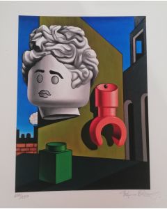 STAMPA LEGO BOLCATO  Van Gogh - Autoritratto con cappello - Galleria Arte  Contemporanea