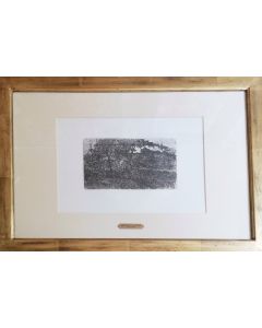 Giovanni Fattori, Untitled, etching, 13x21 cm (44,5x59 cm with frame)