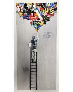 Martin Whatson, The Crack, stampa giclée con colori in serigrafia, 50x25 cm, 2021 