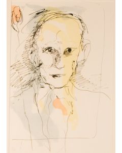 Ernesto Treccani, Homage to Picasso, lithography, 50x35 cm 