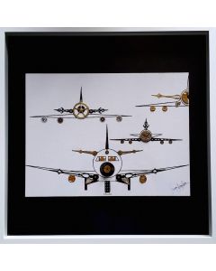 Simona Della Bella, Ingranair 3, mixed tecnique on board, 52.5x53 cm 