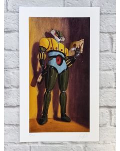 Daniela Pareschi, Jeeg Robot, fine art giclèe, 24x40 cm