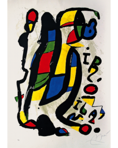 Joan Mirò, MiròMilano, litografia su carta, 98,5x69 cm, 1981
