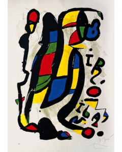 Joan Mirò, MiròMilano, litography on paper, 98,5x69 cm, 1981