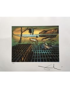 Salvador Dalì, La disintegrazione della persistenza della memoria, litografia, 50x65 cm, 1988