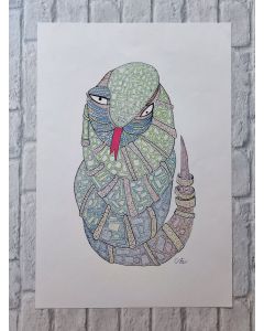 Caterina Ardizzon, La Serpe, stampa, 33x48 cm