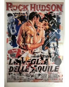 Mimmo Rotella, The Gathering of Eagles, seridécollage, 100x70 cm