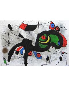 Joan Mirò, The Blooming Ram, litograph, 37x55 cm