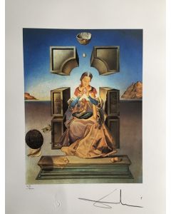 Salvador Dalì, Madonna di Port Lligat, litografia, 50x65 cm, 1988