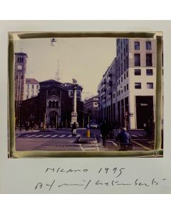 Maurizio Galimberti, Milan 1995, Original Unique Polaroid, 10x10,5 cm