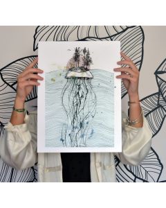 Sara Paglia, Medusa, stampa, 30x40 cm