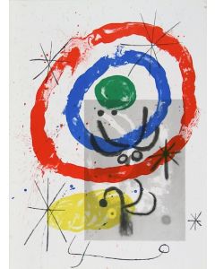 Joan Mirò, Cartons pg.11, litografia, 28x38 cm, 1965