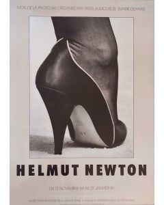 Helmut Newton, Musée d'Art Moderne de la Ville de Paris, poster vintage, 70x50 cm, 1985