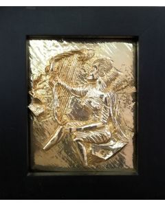 Salvador Dalì, La Musica, bassorilievo, 30x40 cm (40,5x47,5 cm con cornice)