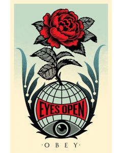 Obey, Eyes Open, screen printing, 90x61 cm