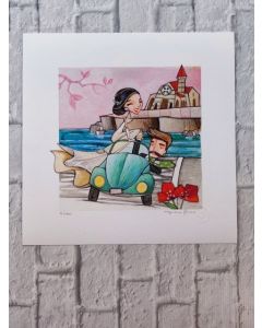 Tiziana Biuso, Just married!, fine art giclée, 30x30 cm