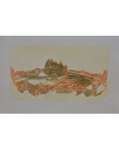 Franchina Tresoldi, Dome Square, etching, 50x60 cm